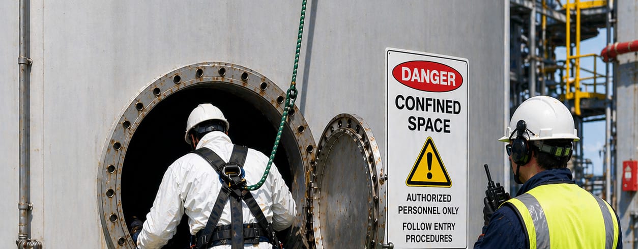 Enclosed space entry
